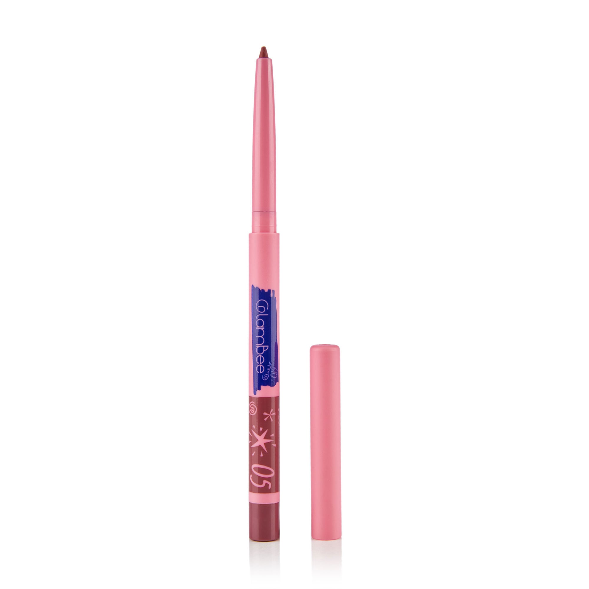 Гелевий олівець для губ GlamBee, механічний, 05, 0.4 г